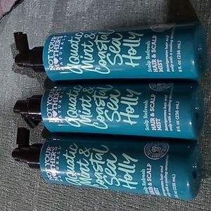 Not Your Mother's Aquatic Mint & Coastal Sea Holly Scalp Mist x3